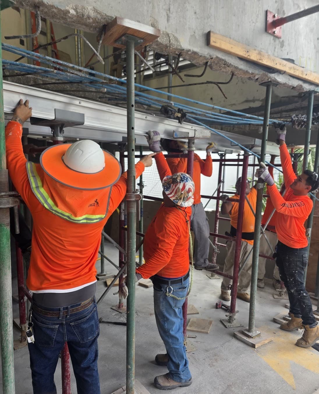 United Restoration workers on the job