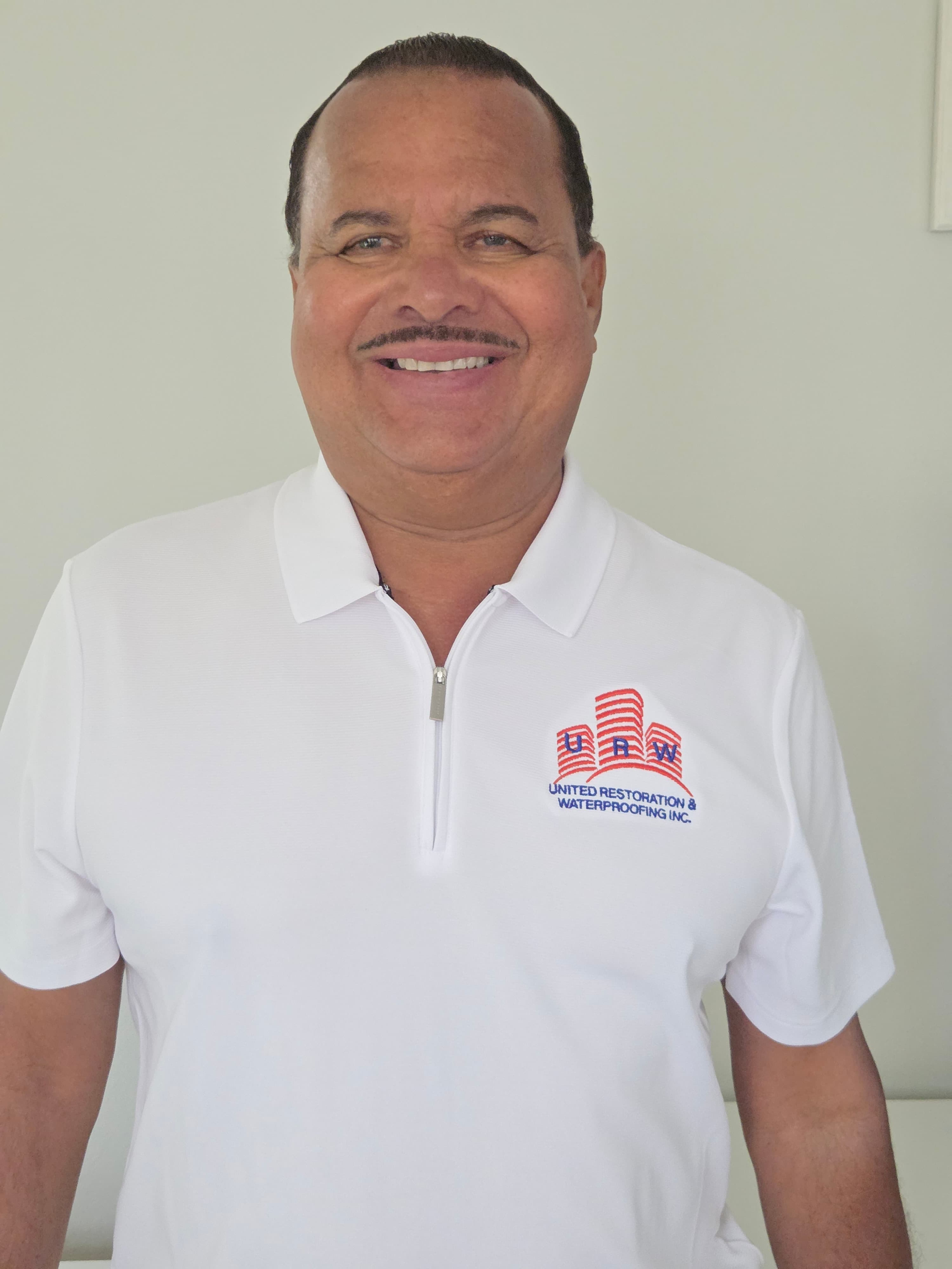 Jose R. Martinez, President of United Restoration & Waterproofing, on a job site